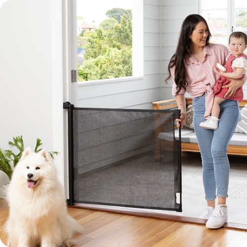 Retractable baby gate mesh - baby,