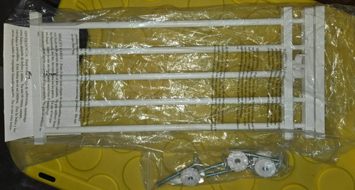 White metal safety pet gate - metal,