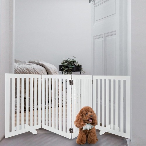 Panels foldable pet gate - 24",