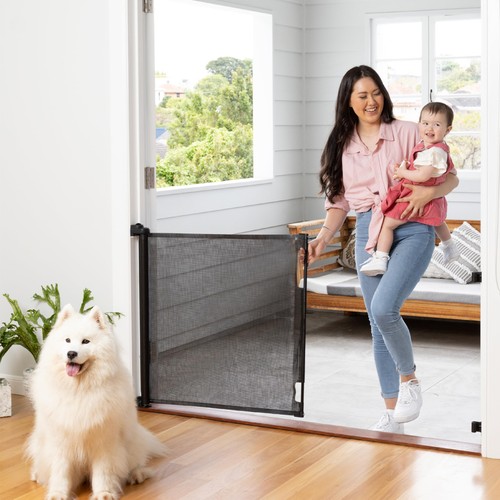 Retractable baby gate - retractable,