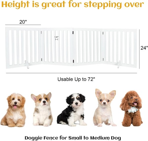 Panels foldable pet gate - foldable,