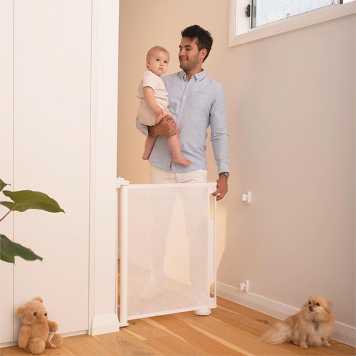 Retractable baby gate mesh - retractable,