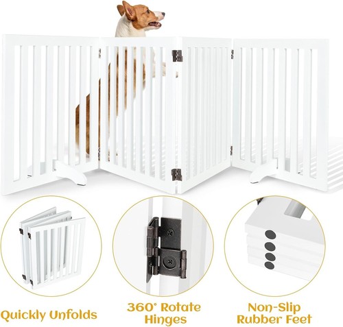 Panels foldable pet gate - panels, 24"